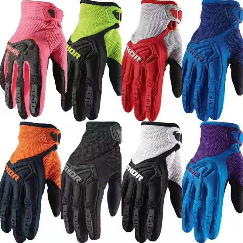 Cycling Glove Padded - Guanti da Motocross per Enduro, MTB,