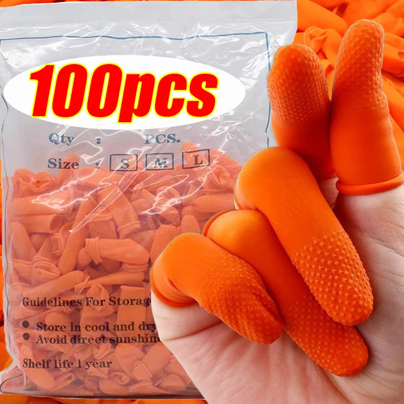 Rubber Glove Cleaning - S/M/L Copri dita usa e getta