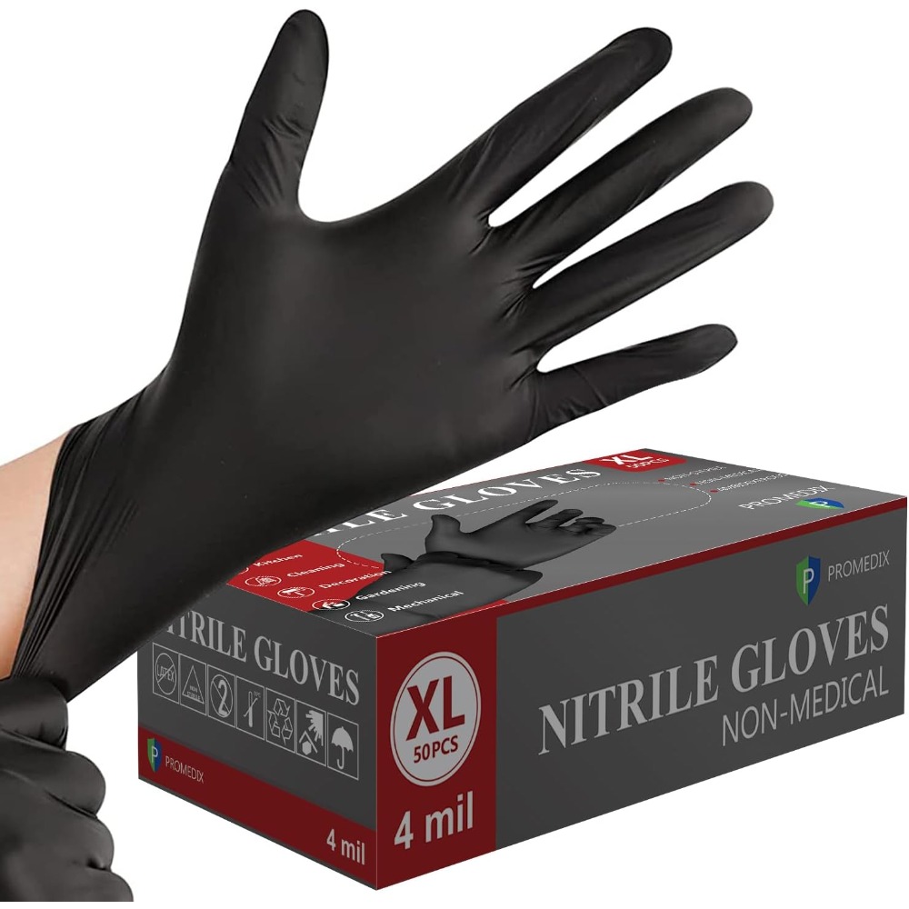 Exam Glove Nitrile - Guanti Monouso in Nitrile 4 Mil,