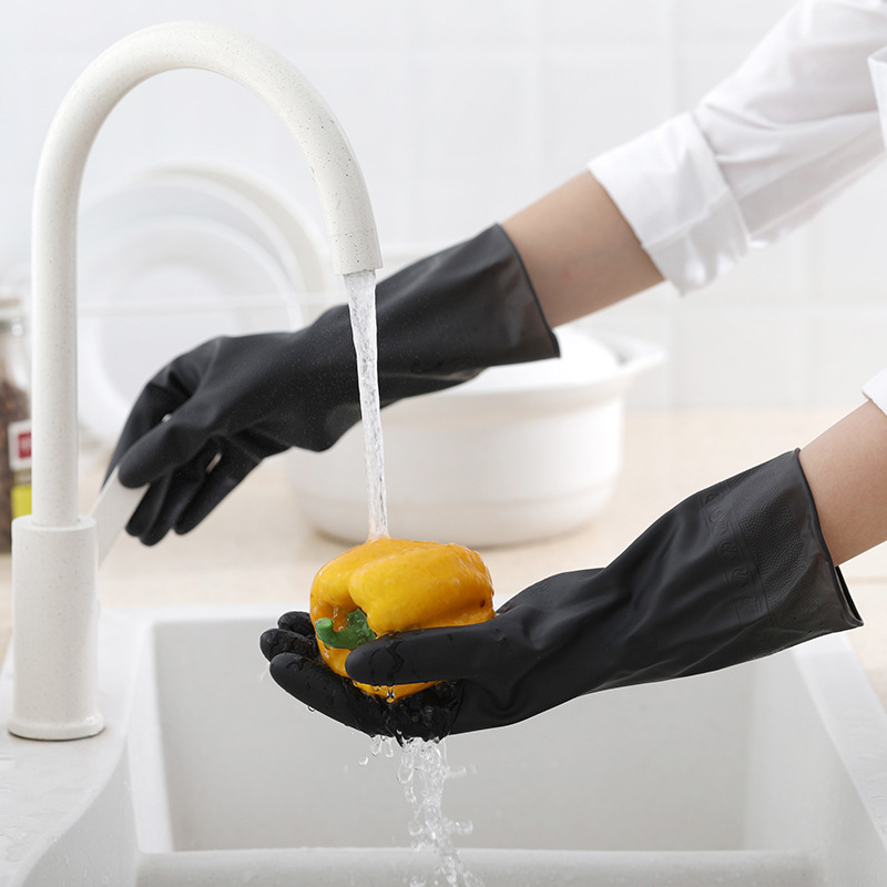 1 paio di guanti neri lavaggio - Rubber Glove Cleaning recensione e prezzo