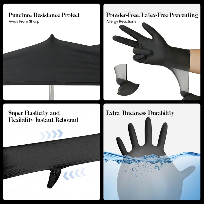 Guanti Monouso in Nitrile Nero - Nitrile Mechanic Glove recensione e prezzo